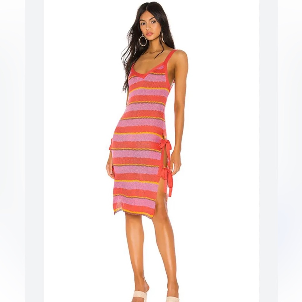 Rayo Dress in Pink Stripe